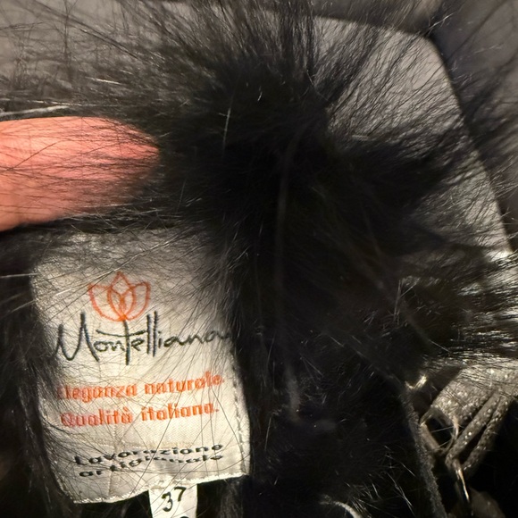 Montelliana Clara Fox Fur-Trim Shearling-Lined Suede BRAND NEW SIZE 37 7 - Picture 9 of 11